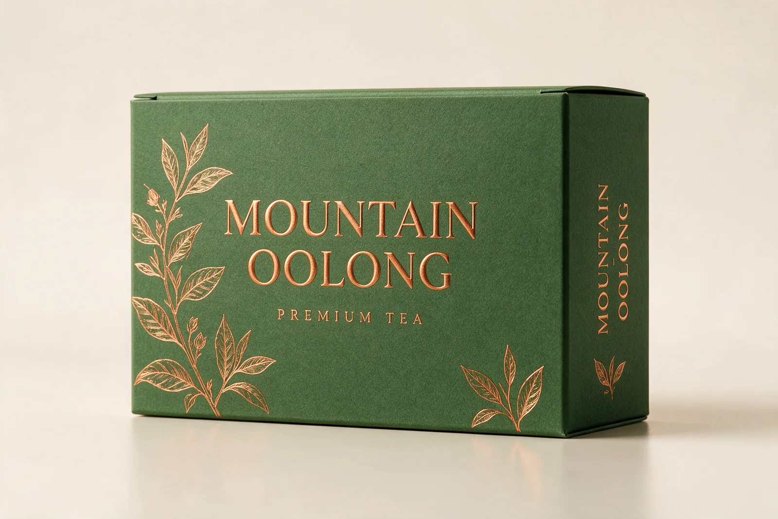 Seedream 5.0 Pro multilingual tea packaging mockup